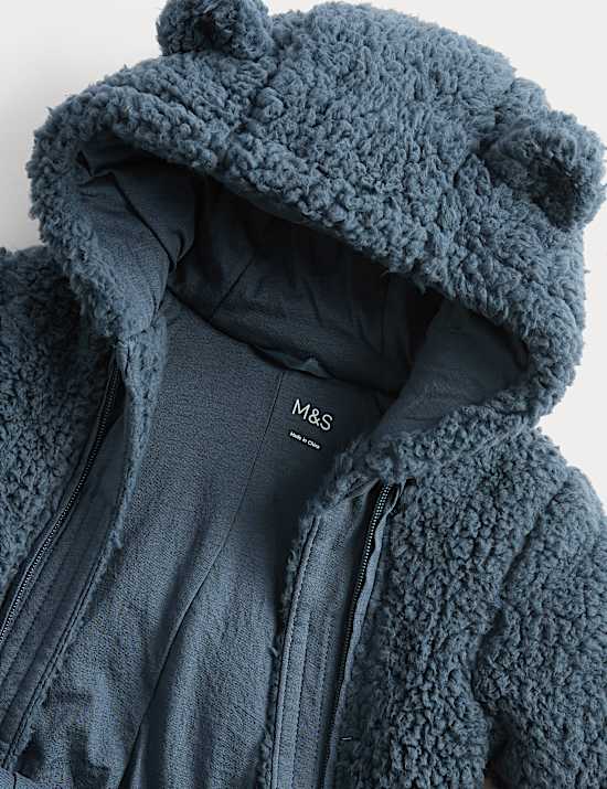 Borg Double Zip Pramsuit (0-12 Mths)