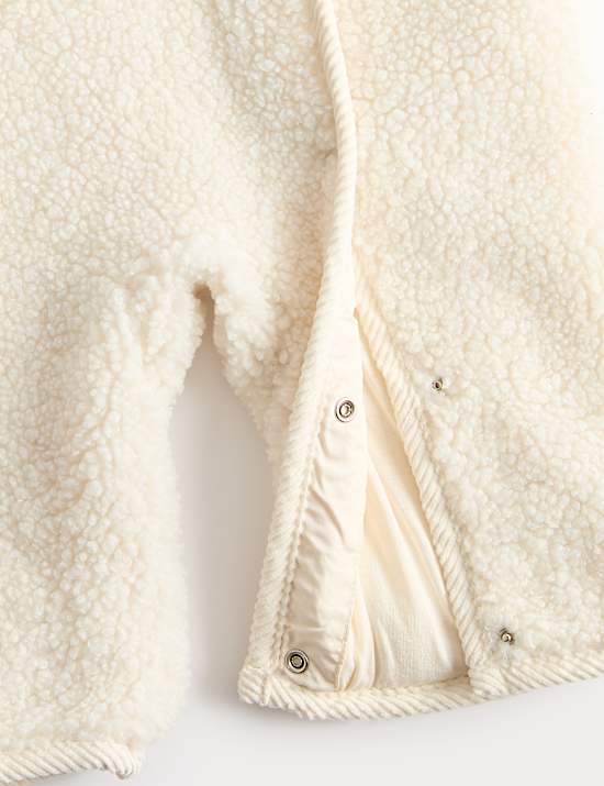 U Borg Double Zip Bobble Hood Pramsuit (0-1 Yrs)