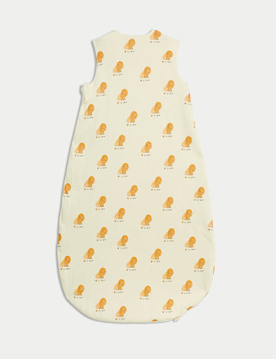 Pure Cotton Lion 1.5 Tog Sleeping Bag (0-36 Mths)