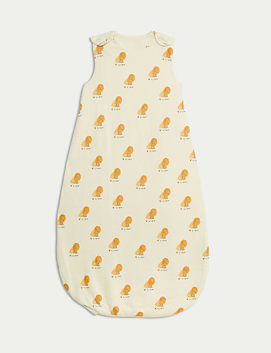 Pure Cotton Lion 1.5 Tog Sleeping Bag (0-36 Mths)