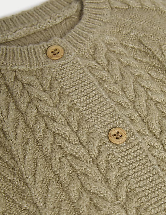 2pc Knitted All In One and Hat Set (0-12 Mths)