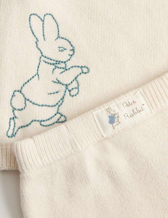 2 Piece Peter Rabbit Knitted Outfit (7lbs-12 Mths)