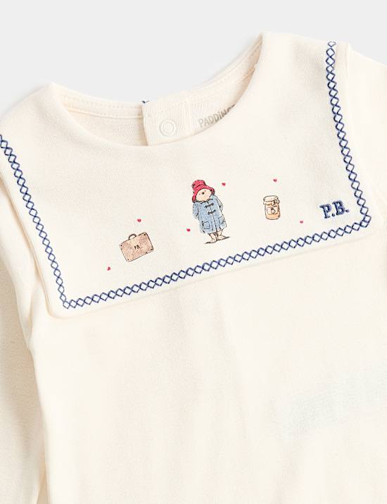 Pure Cotton Paddington&trade; Sleepsuit (7lbs - 12 Mths)