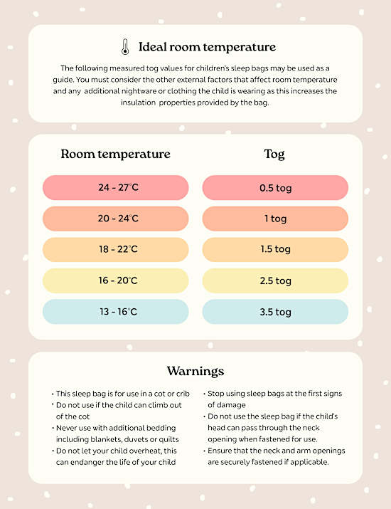 2.5 Tog Paddington&trade; Sleeping Bag (0-36 Mths)