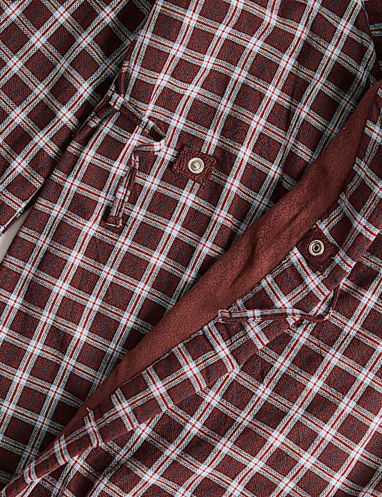 Checked Pramsuit (0-12 Mths)