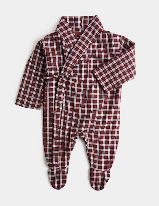 Checked Pramsuit (0-12 Mths)