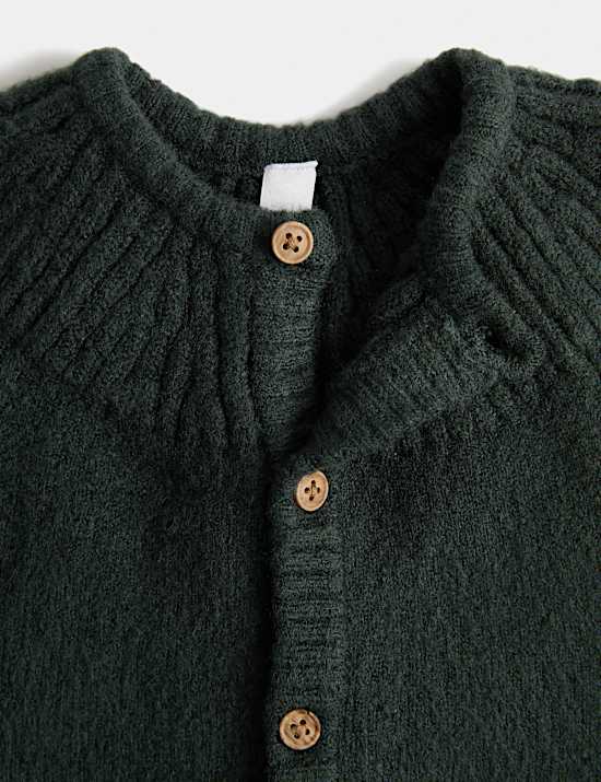 3 Piece Knitted Outfit with Booties (7lbs - 18 Mths)