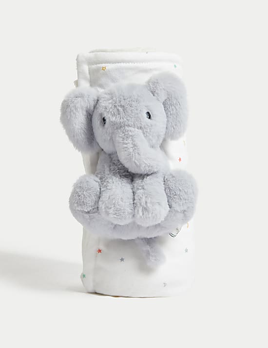 Born In 2024 Soft Toy & Blanket Gift Set