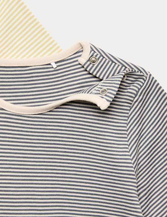 Lot de 2 barboteuses adapt&eacute;es 100 % coton &agrave; ouverture standard (du 3 au 16 ans)