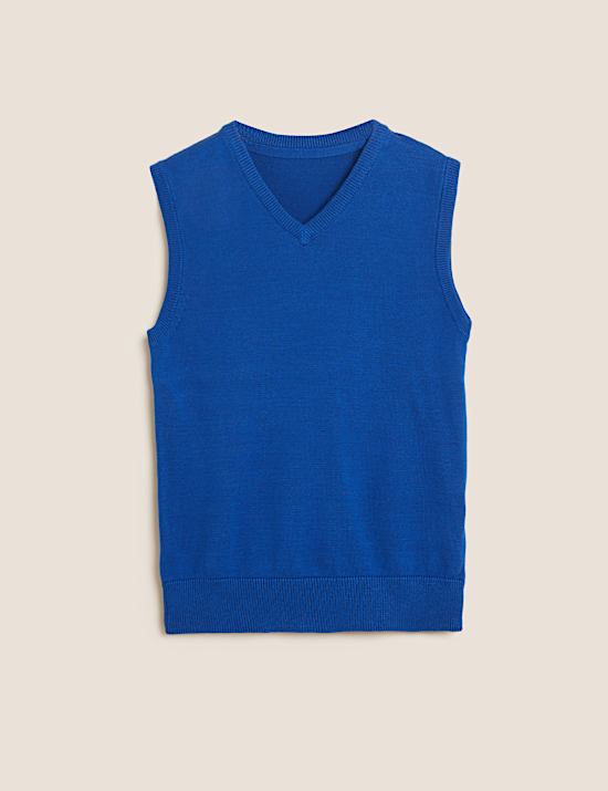 School Unisex Pure Cotton StayNew™ Tank Top (3-16 Yrs)