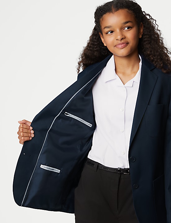 Normal geschnittener Schulblazer f&uuml;r M&auml;dchen (3&ndash;16 J.)