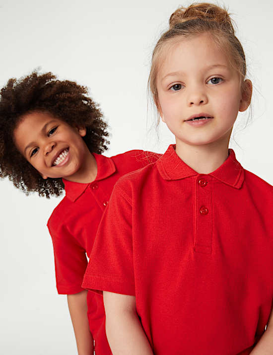 Unisex Pure Cotton Polo Shirt (2-18 Yrs)