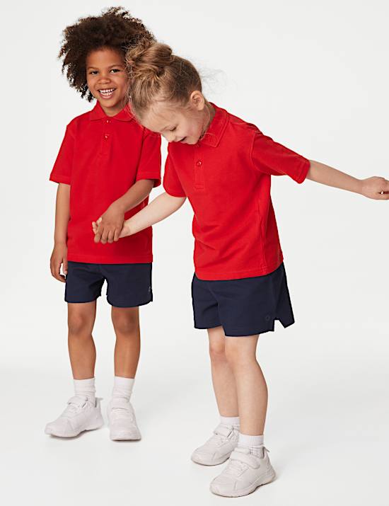Unisex Pure Cotton Polo Shirt (2-18 Yrs)