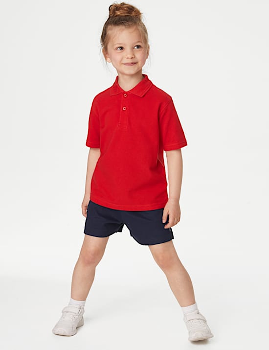 Unisex Pure Cotton Polo Shirt (2-18 Yrs)
