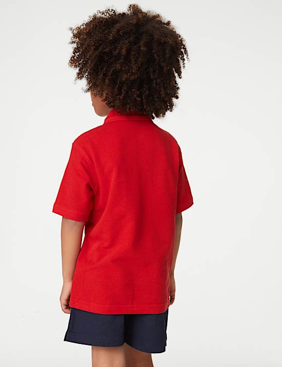 Unisex Pure Cotton Polo Shirt (2-18 Yrs)