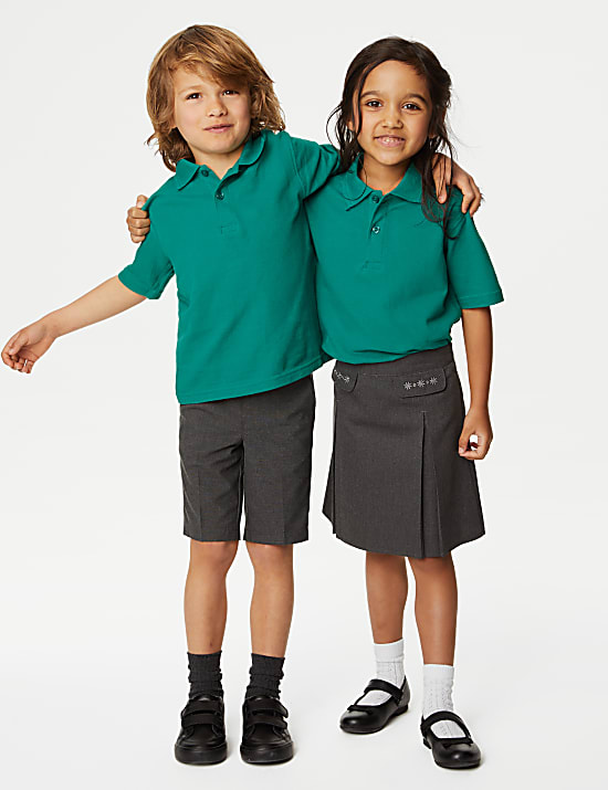 Unisex Pure Cotton Polo Shirt (2-18 Yrs)