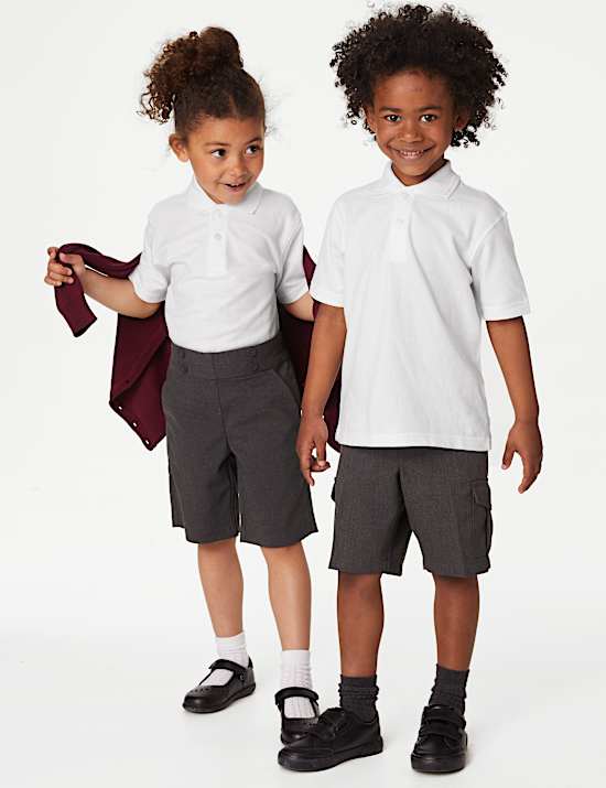 Unisex Pure Cotton Polo Shirt (2-18 Yrs)