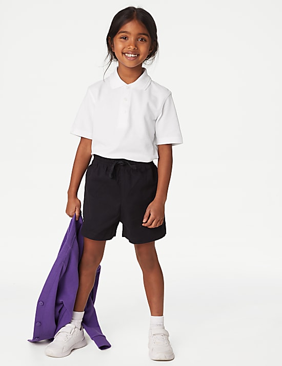 Gemakkelijk schoolpoloshirt (2-18 jaar)