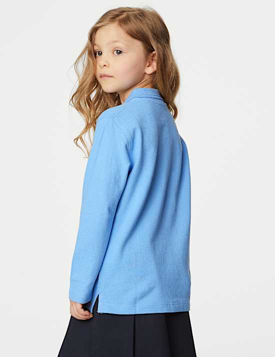 Unisex Long Sleeve Polo Shirt (2-18 Yrs)