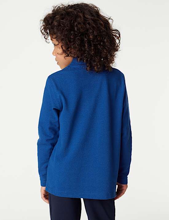 Polo unisexe &agrave; manches longues (du 2 au 18 ans)