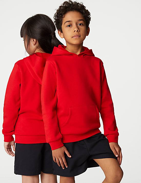 Unisex-Sweatshirt aus Baumwolle mit Kapuze (2&ndash;18 Jahre)