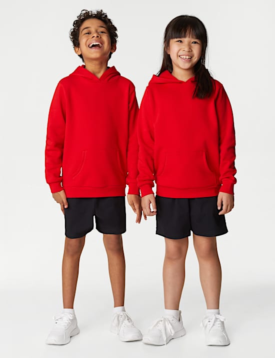 Unisex-Sweatshirt aus Baumwolle mit Kapuze (2&ndash;18 Jahre)