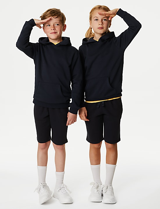 Unisex-Sweatshirt aus Baumwolle mit Kapuze (2&ndash;18 Jahre)
