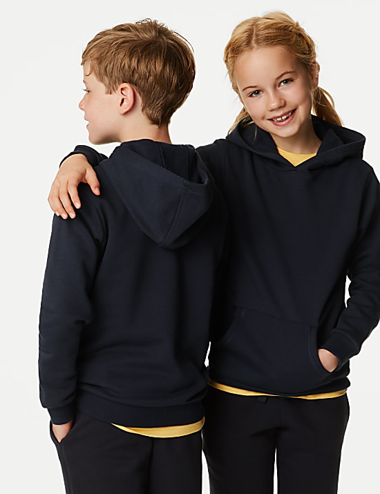 Unisex-Sweatshirt aus Baumwolle mit Kapuze (2&ndash;18 Jahre)