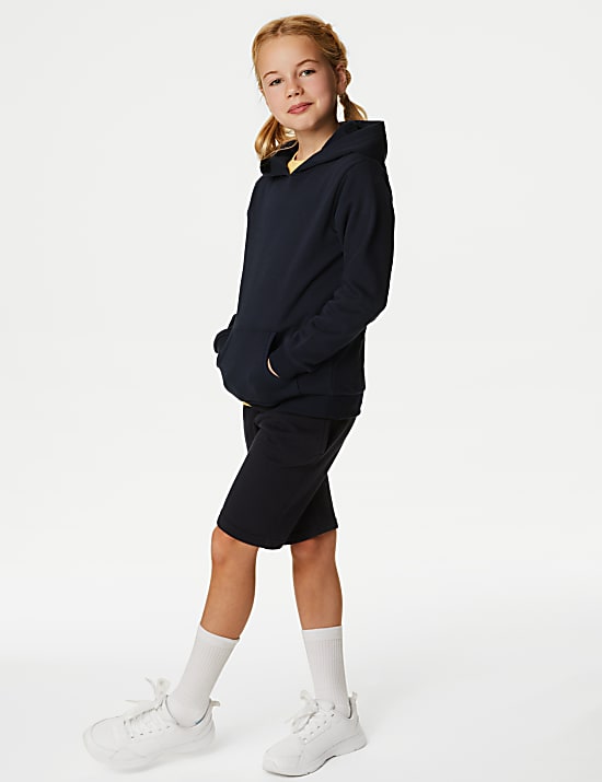 Unisex-Sweatshirt aus Baumwolle mit Kapuze (2&ndash;18 Jahre)