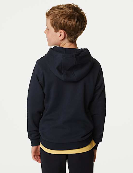 Unisex-Sweatshirt aus Baumwolle mit Kapuze (2&ndash;18 Jahre)