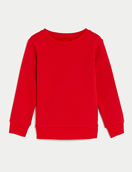 Unisex Cotton Crew Neck Sweatshirt (2-16 Yrs)