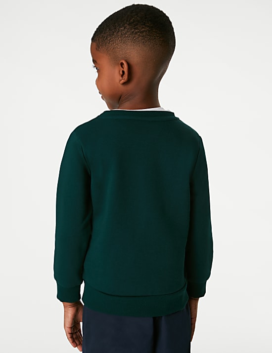 Unisex Cotton Crew Neck Sweatshirt (2-16 Yrs)