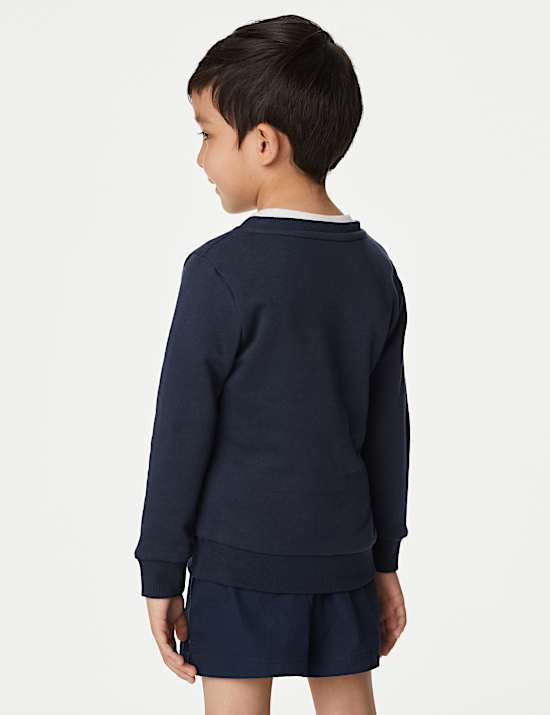 Unisex Cotton Crew Neck Sweatshirt (2-16 Yrs)