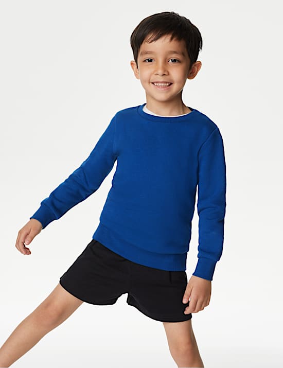 Sweat unisexe en coton &agrave; col rond (du 2 au 16 ans)