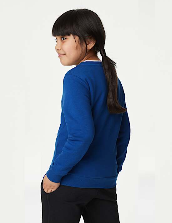 Sweat unisexe en coton &agrave; col rond (du 2 au 16 ans)