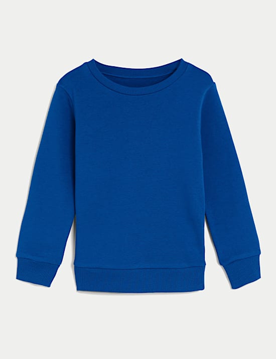 Sweat unisexe en coton &agrave; col rond (du 2 au 16 ans)