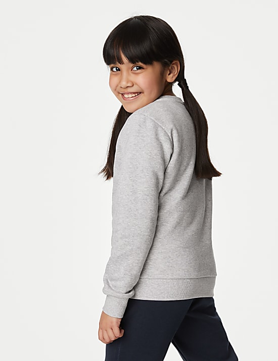 Unisex Cotton Crew Neck Sweatshirt (2-16 Yrs)