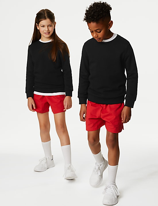 Unisex Cotton Crew Neck Sweatshirt (2-16 Yrs)