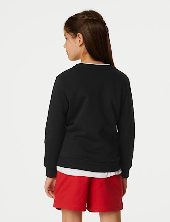 Unisex Cotton Crew Neck Sweatshirt (2-16 Yrs)