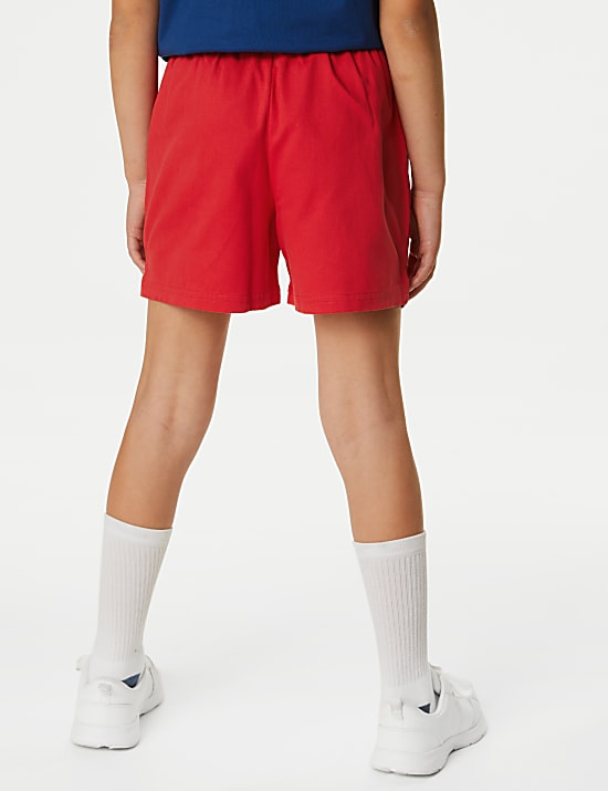 Pantal&oacute;n corto deportivo unisex 100% algod&oacute;n (2-16 a&ntilde;os)