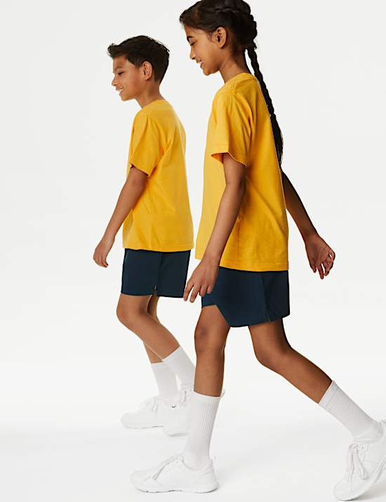 Unisex Pure Cotton Sports Shorts (2-16 Yrs)
