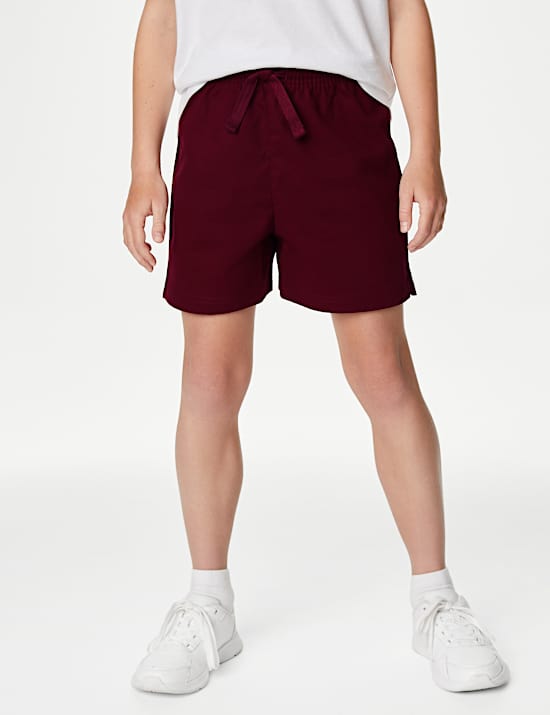 Pantal&oacute;n corto deportivo unisex 100% algod&oacute;n (2-16 a&ntilde;os)
