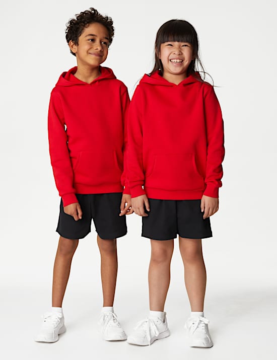 Pantal&oacute;n corto deportivo unisex 100% algod&oacute;n (2-16 a&ntilde;os)