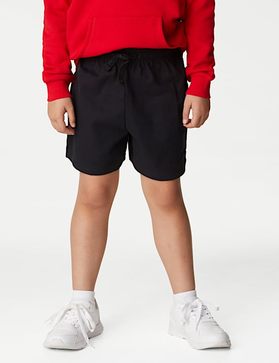 Pantal&oacute;n corto deportivo unisex 100% algod&oacute;n (2-16 a&ntilde;os)