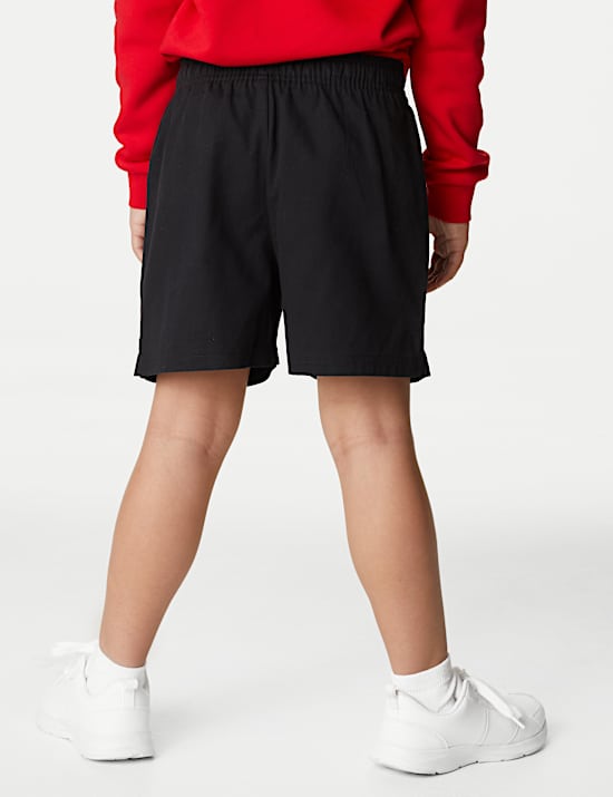 Pantal&oacute;n corto deportivo unisex 100% algod&oacute;n (2-16 a&ntilde;os)