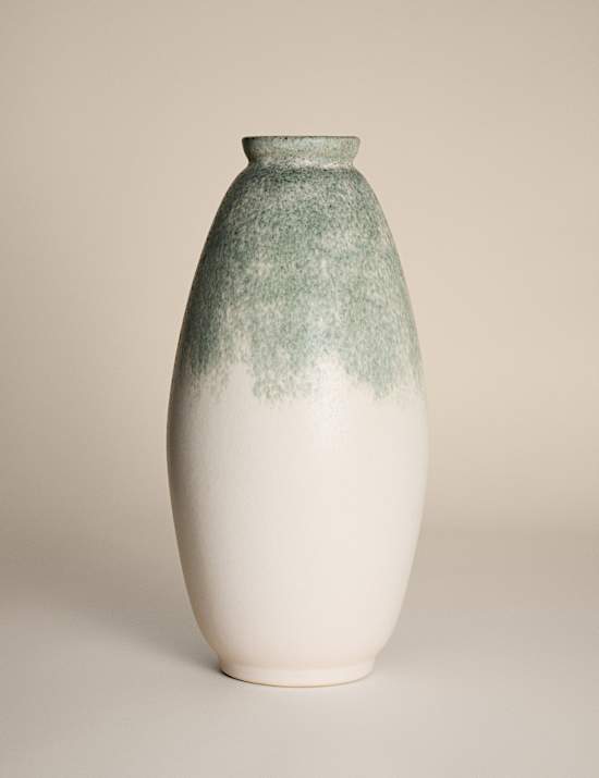 Tall Rounded Ceramic Vase