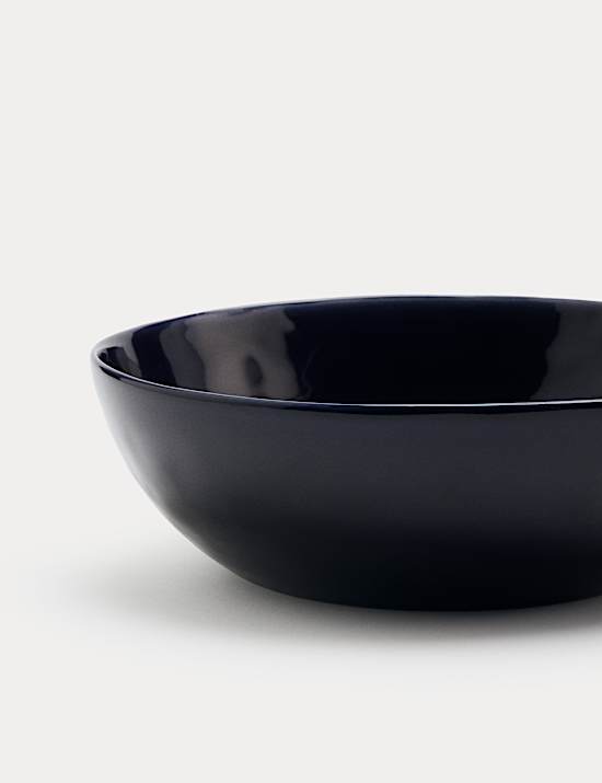 Ceramic Oh Happy Day Slogan Serving Bowl