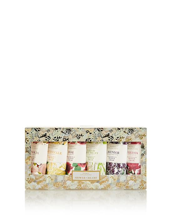 Floral Mixed Shower Creams Gift Set