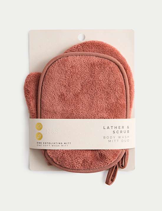 2pk Exfoliating Mitts