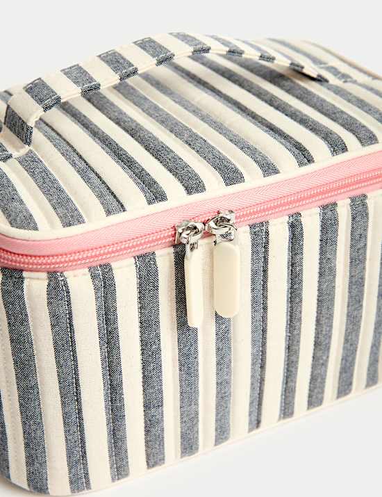 Ριγέ θήκη καλλυντικών